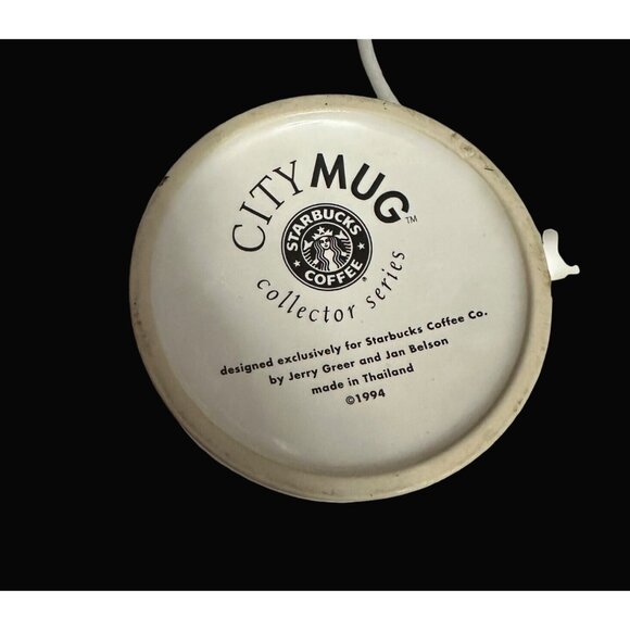 Starbucks City Mug Toronto Collectors Series 1994 White & Blue ceramic  20 oz - Picture 2 of 6